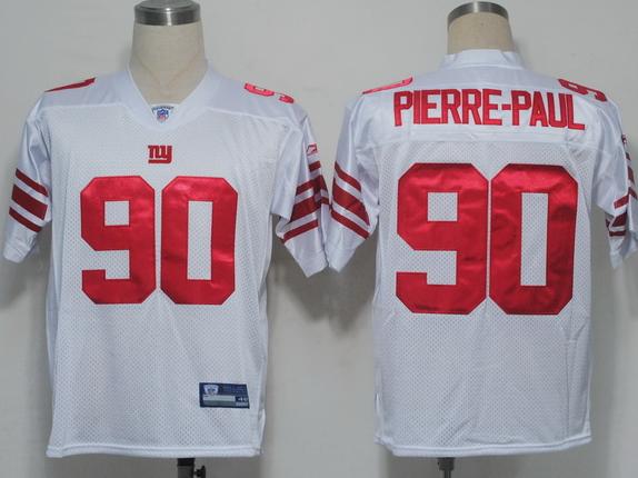 Cheap New York Giants 90 Jason Pierre-Paul White NFL Jersey For Sale