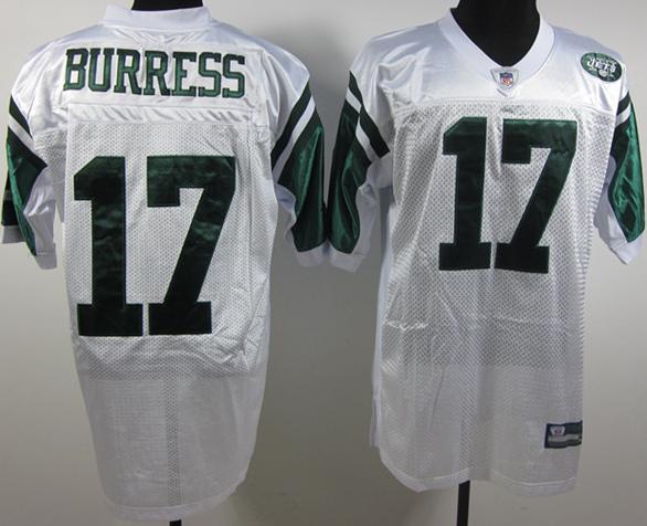 Cheap New York Jets 17 Plaxico Burress White NFL Jerseys For Sale