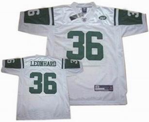 Cheap New York Jets 36 Leonhard White NFL Jerseys For Sale