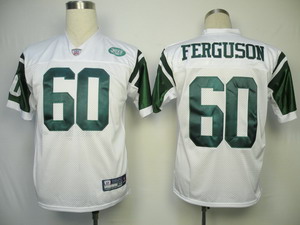 Cheap New York Jets 60 D.Brickashaw Ferguson White Jerseys For Sale