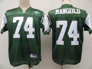 Cheap New York Jets 74 Nick Mangold Green Jersey For Sale