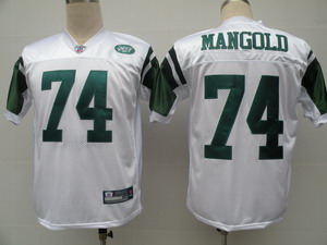 Cheap New York Jets 74 Nick Mangold White Jersey For Sale