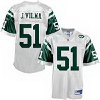 Cheap New York Jets 51 Jonathan Vilma White For Sale