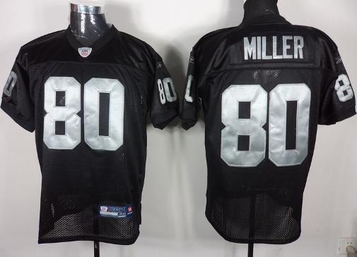 Cheap Oakland Raiders 80 Zach Miller Black NFL Jerseys For Sale