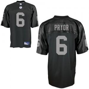 Cheap Oakland Raiders 6 Pryor Black NFL Jersey For Sale