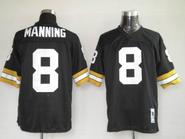 Cheap Oakland Raiders 8 Manning Embroidered Black NFL Jersey For Sale