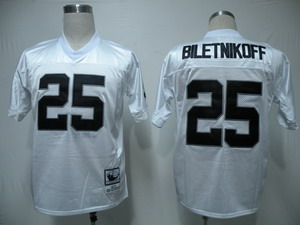Cheap Oakland Raiders 25 BILETNIKOFF Throwback Black Jerseys For Sale