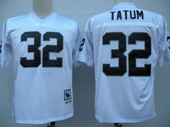 Cheap Oakland Raiders 32 Jack Tatum white Jerseys Throwback For Sale