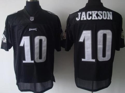 Cheap Philadelphia Eagles 10 DeSean Jackson Black Specter Style NFL Jersey For Sale