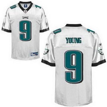 Cheap Philadelphia Eagles 9 Vince Young White NFL Jerseys For Sale