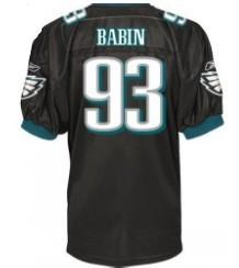 Cheap Philadelphia Eagles 93 Jason Babin Black NFL Jerseys For Sale