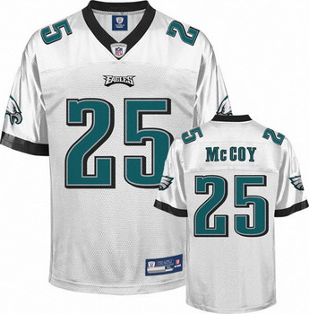 Cheap Philadelphia Eagles 25 LeSean McCOY White Jerseys For Sale