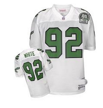 Cheap Philadelphia Eagles 1992 Reggie White Throwback White Jersey For Sale