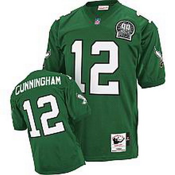 Cheap Philadelphia Eagles 1992 #12 Randall Cunningham green Jersey For Sale