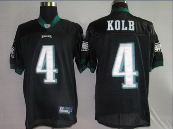 Cheap Football Jerseys Philadelphia Eagles 4 KOLB black For Sale