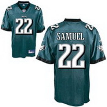 Cheap Philadelphia Eagles 22 Asante Samuel green For Sale