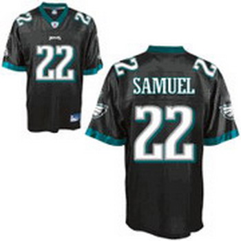Cheap Philadelphia Eagles 22 Asante Samuel black For Sale