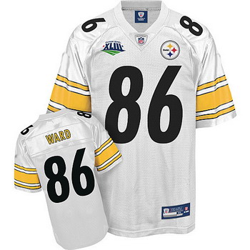 Cheap Jerseys Pittsburgh Steelers 86 Hines Ward Super Bowl XLIII White Jerseys For Sale
