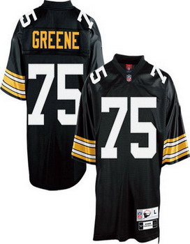 Cheap jerseys Pittsburgh Steelers 75 Joe Greene Throwback black jerseys For Sale
