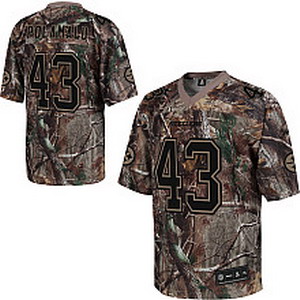 Cheap Pittsburgh Steelers 43 Troy Polamalu Camo jerseys For Sale