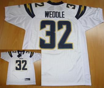 Cheap San Diego Chargers 32 Eric Weddle White NFL Jerseys For Sale