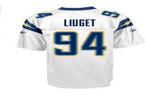 Cheap San Diego Chargers 94 LIUGET white Jersey For Sale