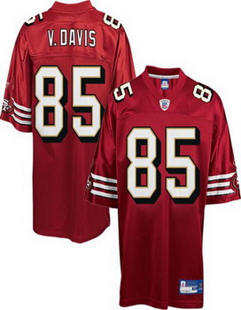 Cheap San Francisco 49ers 85 Vernon Davis red For Sale