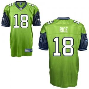 Cheap Seattle Seahawks 18 Sidney Rice Green NFL Jersey For Sale