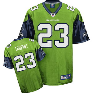 Cheap Seattle Seahawks 23 Marcus Trufant Green Jersey For Sale