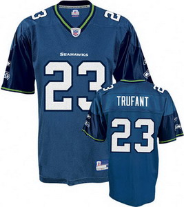Cheap Seattle Seahawks 23 Marcus Trufant Blue Jersey For Sale