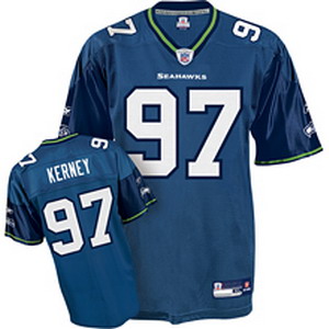 Cheap Seattle Seahawks 97 Patrick Kerney blue Football Jersey For Sale
