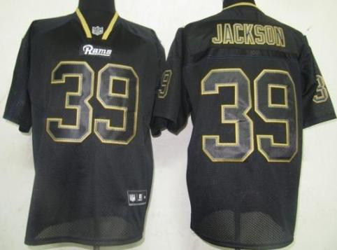 Cheap St.Louis Rams 39 Jackson Black Field Shadow Premier Jerseys For Sale