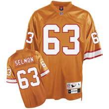Cheap Tampa Bay Buccaneers #63 Selmon Orange M&N Throwback NFL Jerseys For Sale