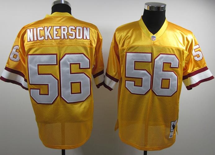 Cheap Tampa Bay Buccaneers 56 Hardy Nickerson Throwback Yellow Jerseys For Sale