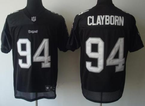 Cheap Tampa Bay Buccaneers 94 Adrian Clayborn Black Shadow NFL Jerseys For Sale