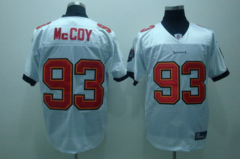 Cheap Tampa Bay Buccanee 93 Mccoy white jerseys For Sale