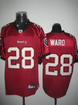 Cheap Tampa Bay Buccanee 28 Derrick ward red Jerseys For Sale