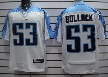 Cheap Tennessee Titans 53 Keith Bulluck White NFL Jersey For Sale