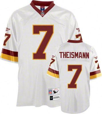 Cheap Washington Redskins 7 Joe Theismann White Throwback Jersey For Sale