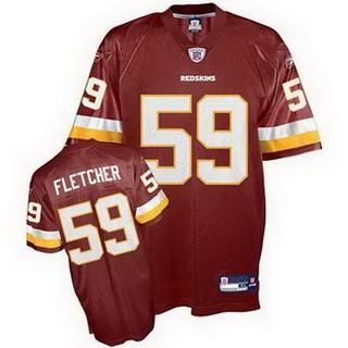 Cheap Washington Redskins 59 London Fletcher Red NFL Jersey For Sale