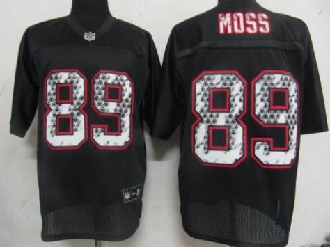 Cheap Washington Redskins 89 Moss Black United Sideline Jerseys For Sale
