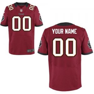 Nike Tampa Bay Buccaneers Customized Elite Team Color Red Nike NFL Jerseys Cheap