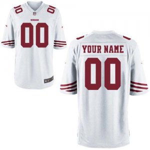 Nike San Francisco 49ers Customized Game White Nike NFL Jerseys Cheap