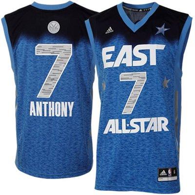 New York Knicks 7 Carmelo Anthony 2012 East All Star Blue NBA Jersey Cheap