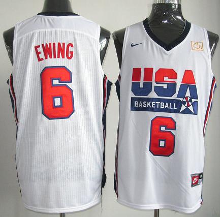 2012 USA Basketball Retro Jerseys #6 Patrick Ewing Cheap