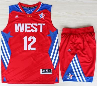 2013 All-Star Western Conference Los Angeles Lakers 12 Dwight Howard Red Revolution 30 Swingman NBA Suits Cheap