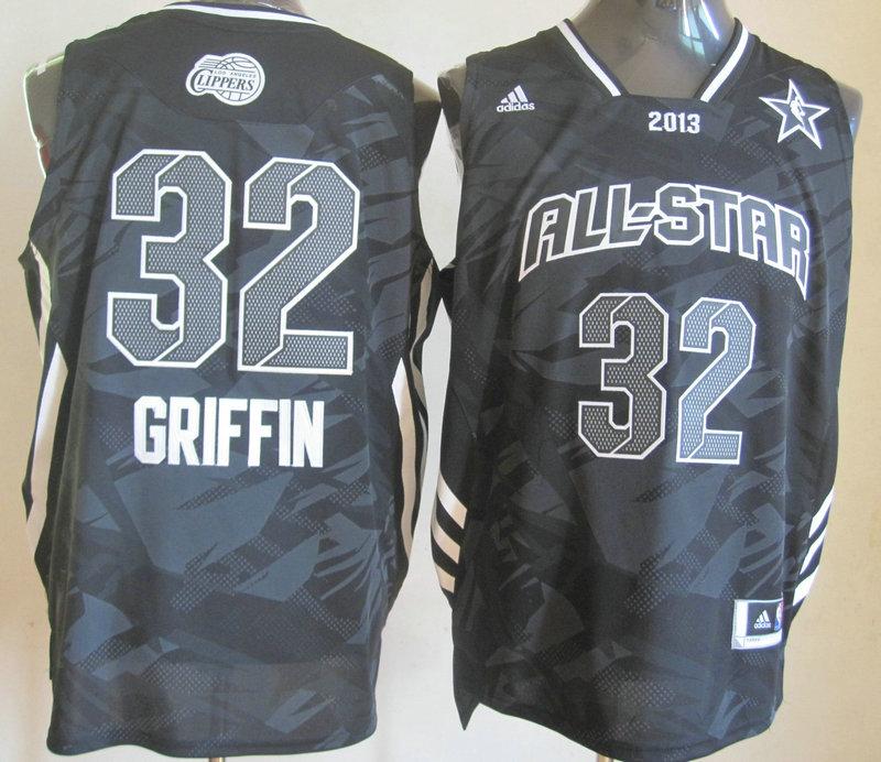 2013 All-Star Western Conference 32 Blake Griffin Grey Revolution 30 Swingman NBA Jerseys Cheap