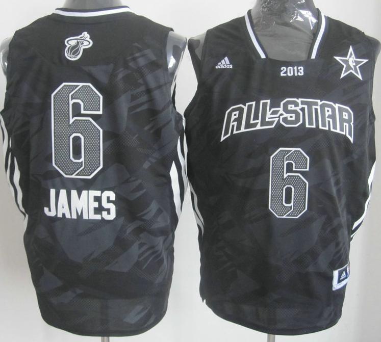 2013 All-Star Eastern Conference 6 LeBron James Grey Revolution 30 Swingman NBA Jerseys Cheap