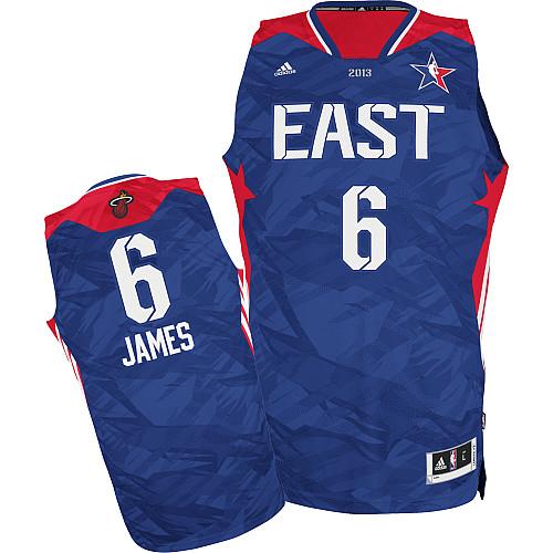 2013 All-Star Eastern Conference 6 LeBron James Blue Revolution 30 Swingman NBA Jerseys Cheap