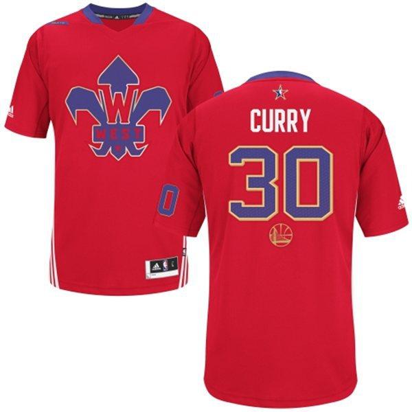 2014 NBA All Star Western Conference Golden State Warriors 30 Stephen Curry Red Revolution 30 Swingman Jerseys Cheap